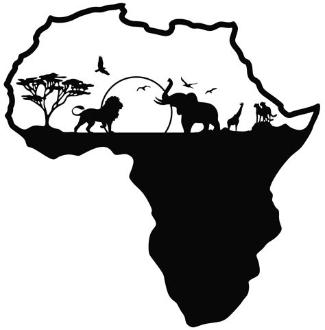 african silhouette art|50,000+ Free Africa Silhouette & Africa Images .